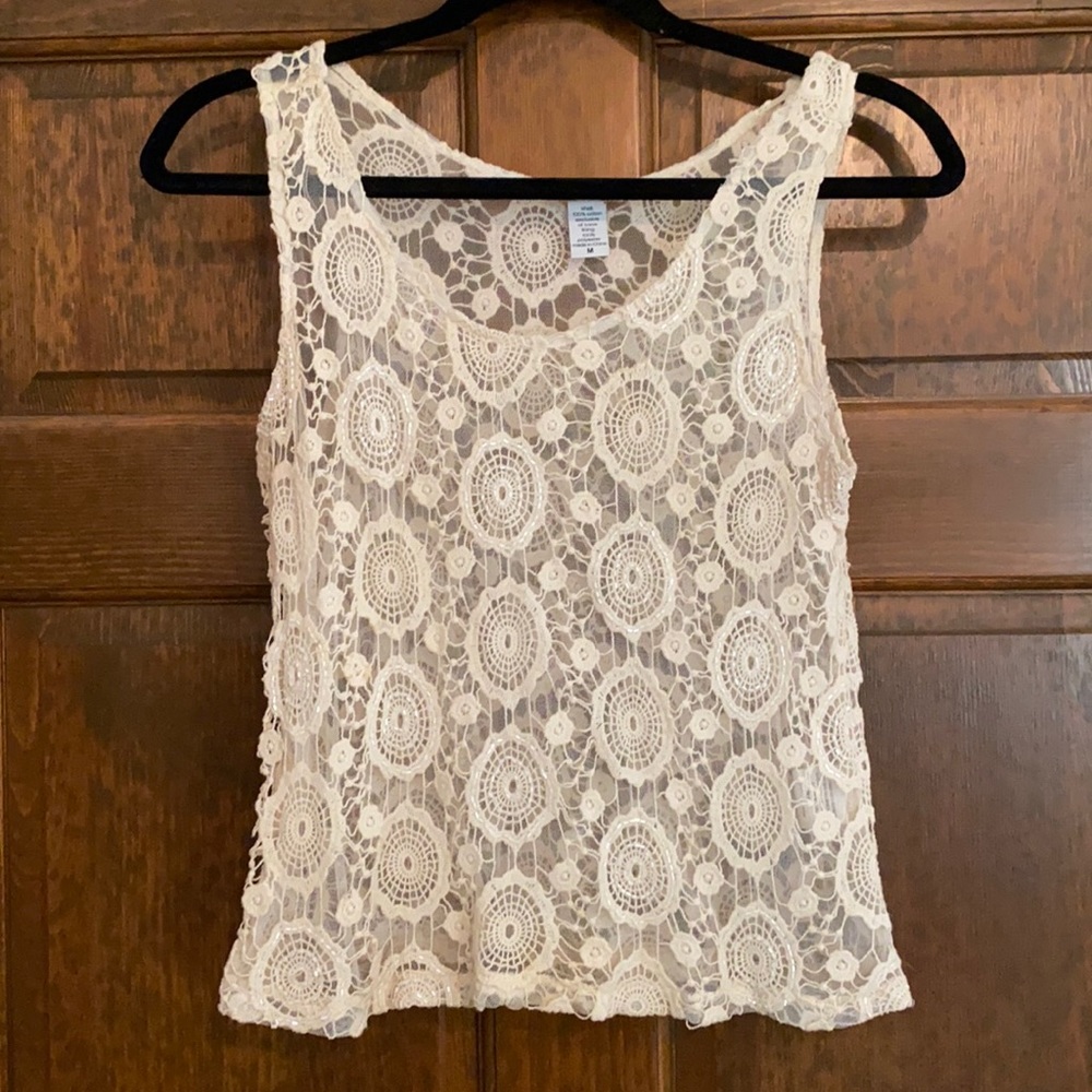 Lace cream bar III top
